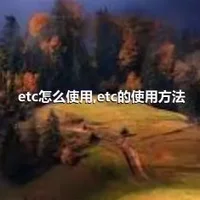 etc怎么使用,etc的使用方法