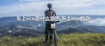 车上eco是什么意思,车上eco的意思