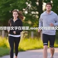 word文档替换文字在哪里,word文档替换文字的方法