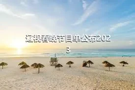 辽视春晚节目单公布2023