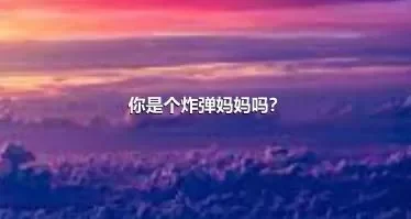 你是个炸弹妈妈吗？