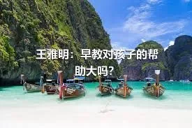 王雅明：早教对孩子的帮助大吗？