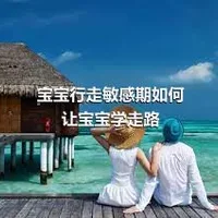 宝宝行走敏感期如何让宝宝学走路