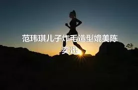 范玮琪儿子炸毛造型媲美陈奕迅