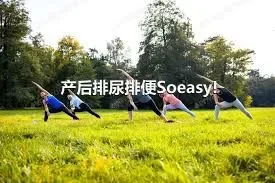 产后排尿排便Soeasy!