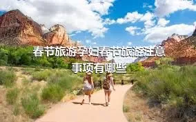 春节旅游孕妇春节旅游注意事项有哪些