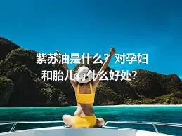 紫苏油是什么？对孕妇和胎儿有什么好处？