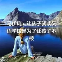 马伊琍：让孩子就读又语学校是为了让孩子不被