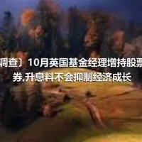 〔路透调查〕10月英国基金经理增持股票减持债券,升息料不会抑制经济成长