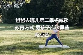 爸爸去哪儿第二季杨威谈教育方式 男孩子应该早些吃点苦