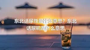 东北话尿性是什么意思？东北话尿叽是什么意思