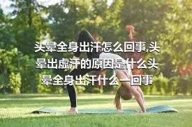 头晕全身出汗怎么回事,头晕出虚汗的原因是什么头晕全身出汗什么一回事