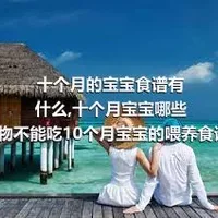 十个月的宝宝食谱有什么,十个月宝宝哪些食物不能吃10个月宝宝的喂养食谱是什么