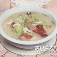 鸭架豆腐汤