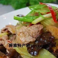 滑炒鲜蘑肉片