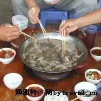 地摊狗肉